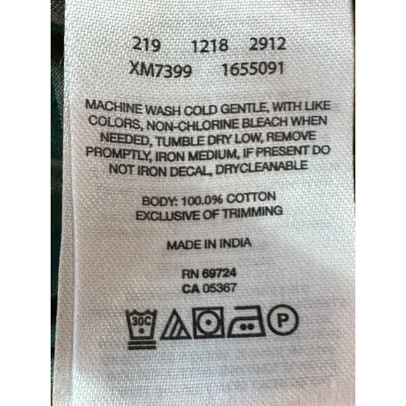 Columbia Men's Button Down Shirt Size Medium Green Plaid Casual Cotton - Picture 5 of 6